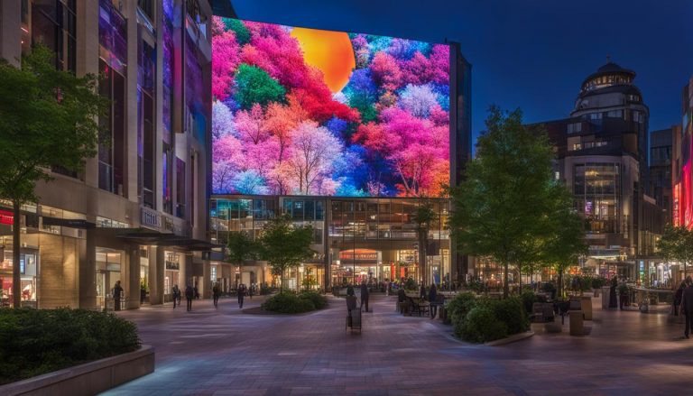 LED screen panels in Bethesda