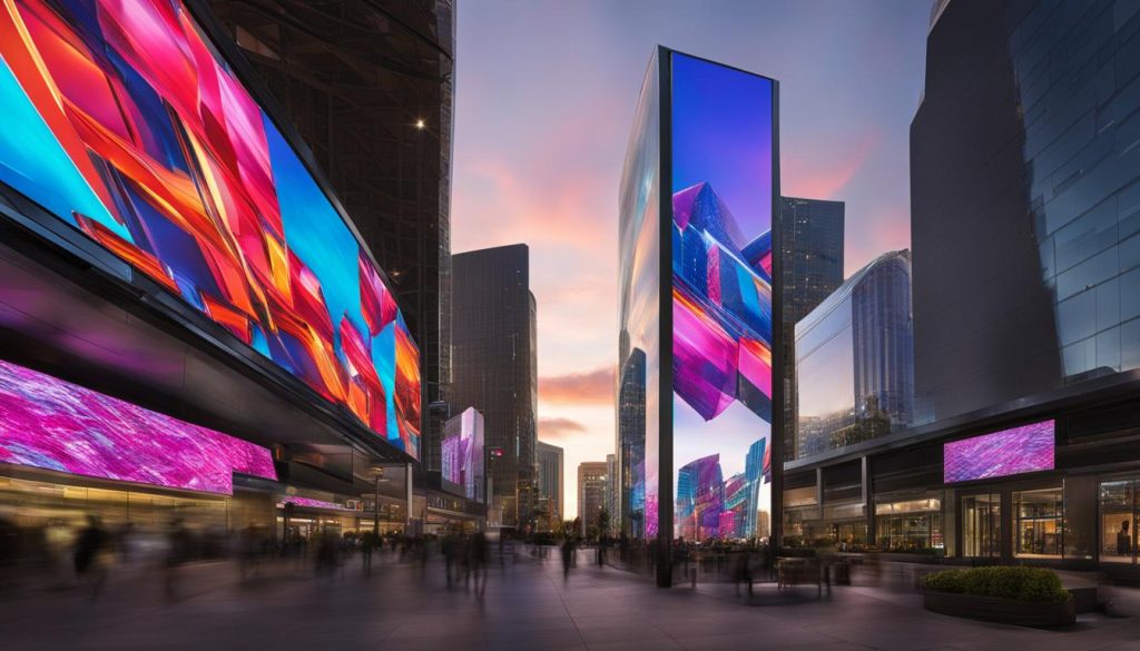 LED screen panels in Brookfield