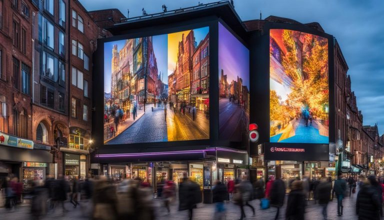 LED screen panels in Chester