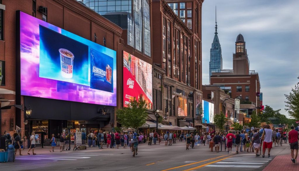 LED screen panels in Cuyahoga Falls