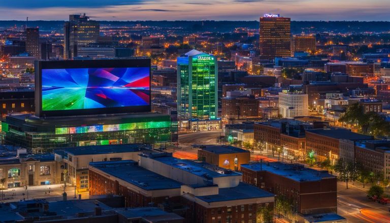 LED screen panels in Dayton