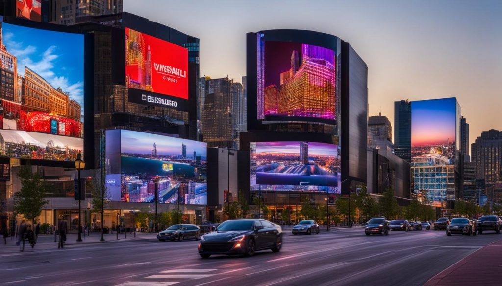 LED screen panels in Dearborn