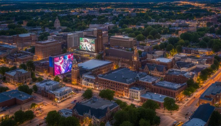 LED screen panels in La Crosse