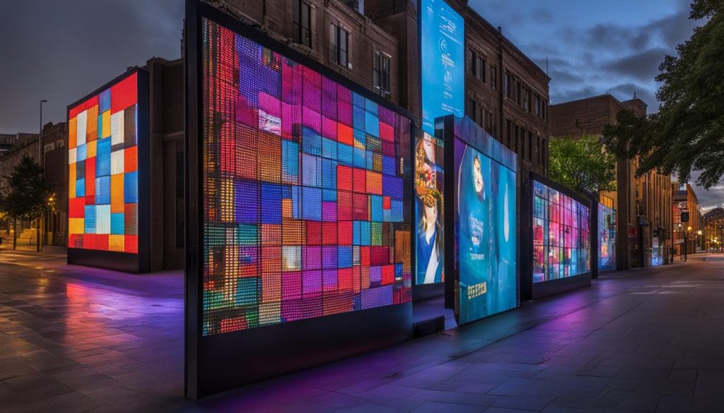 LED screen panels in Lancaster