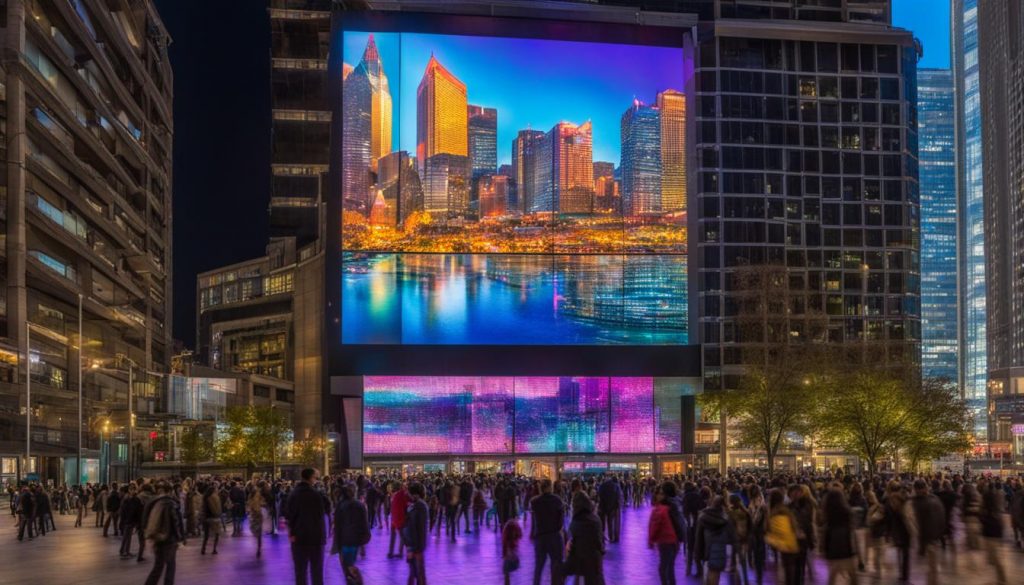 LED screen panels in Pittsburgh