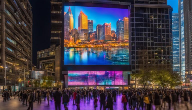 LED screen panels in Pittsburgh