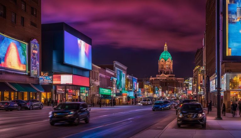 LED screen panels in Pontiac