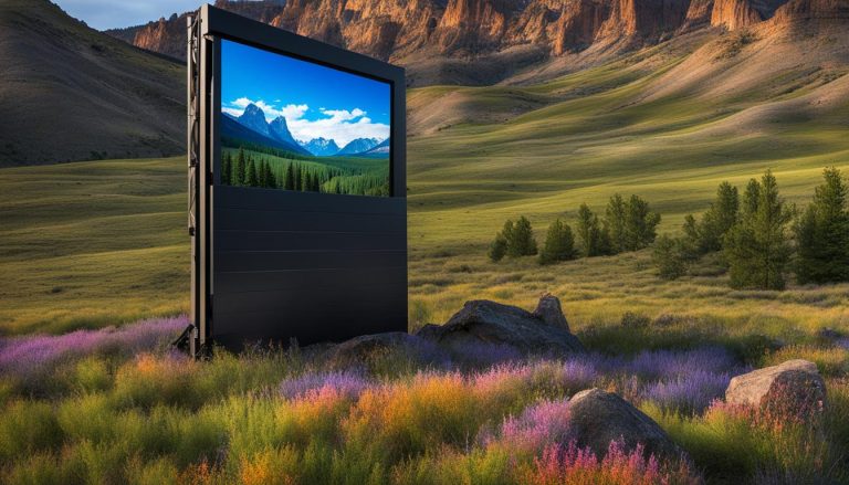 LED screen panels in Wyoming