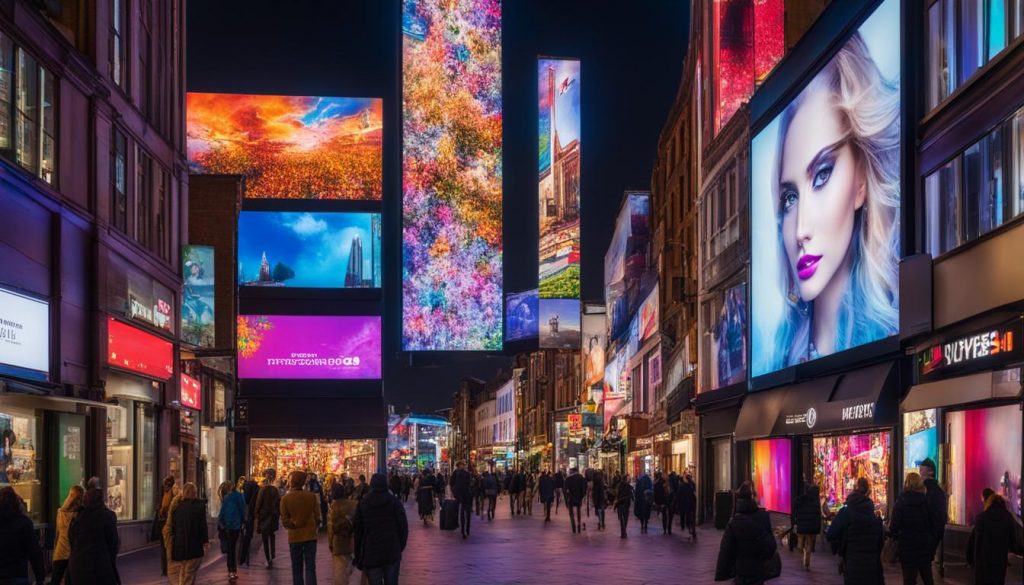 LED screen panels in York