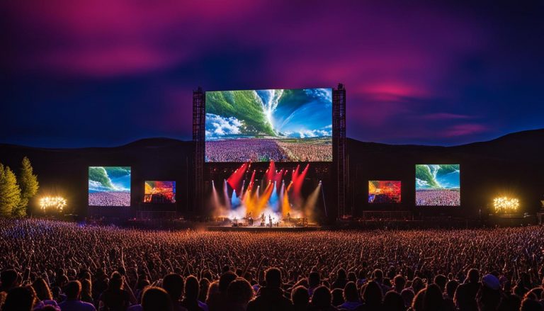 LED stage screens in Wyoming