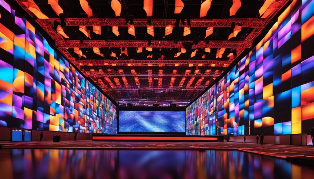 LED video wall