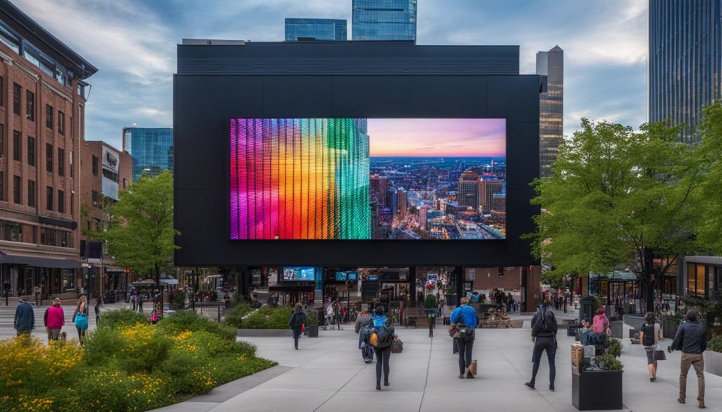 LED video wall in Grand Rapids