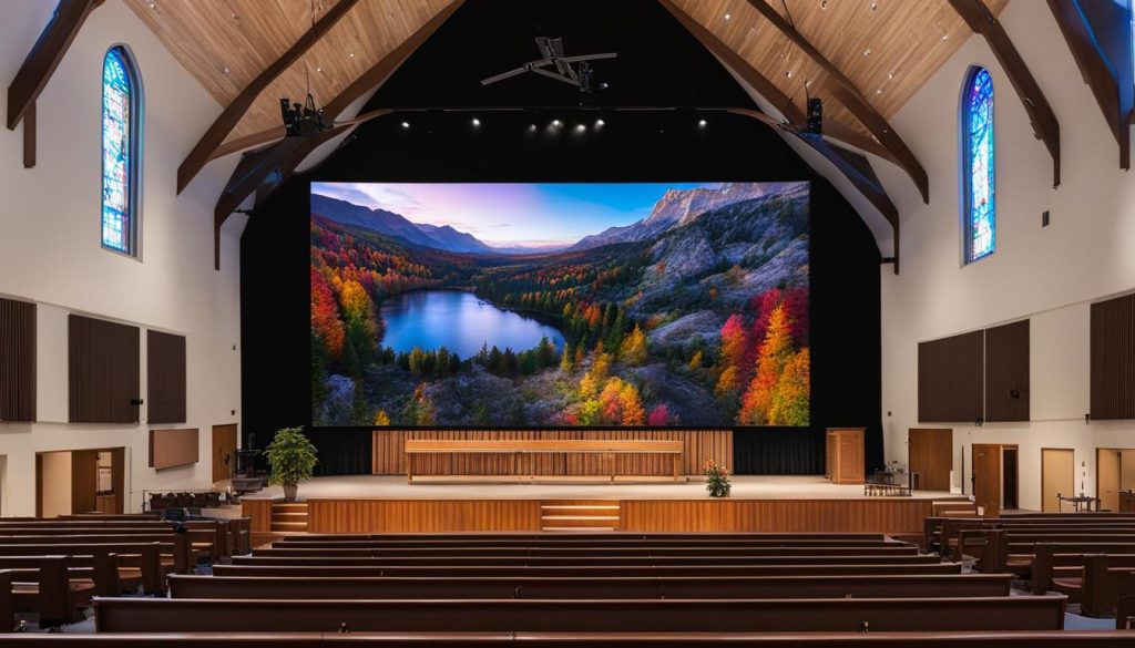 LED video wall installation services in Blaine