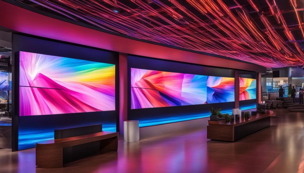 LED video wall technology