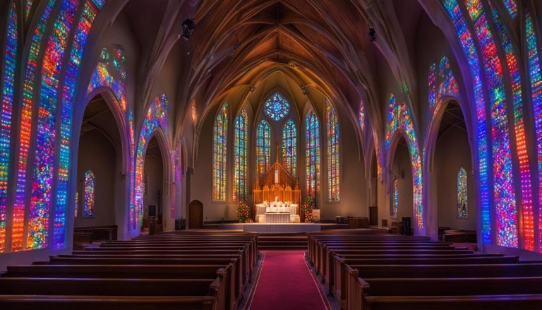 LED wall for church in Akron