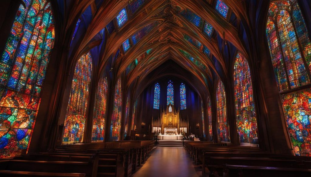 LED wall for church in Ann Arbor