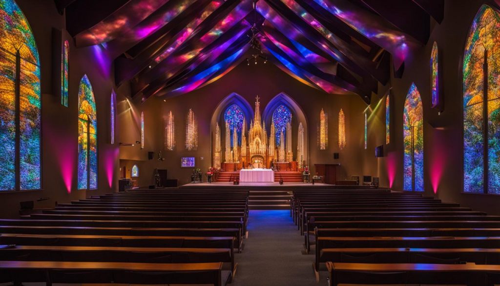 LED wall for church in Annapolis