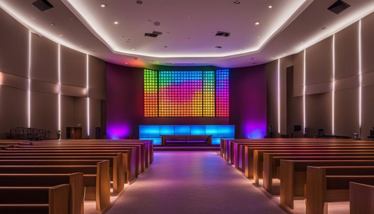 LED wall for church in Apple Valley