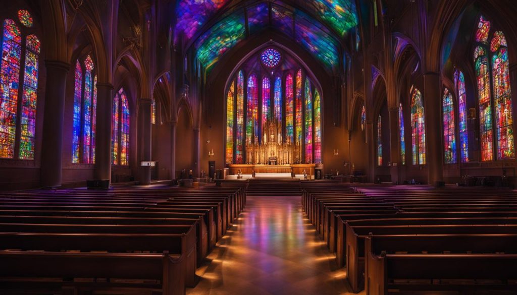 LED wall for church in Cleveland