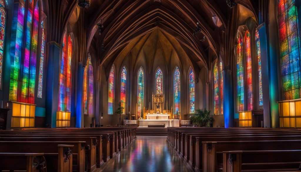 LED wall for church in Columbus