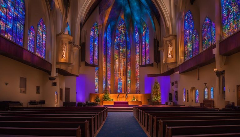 LED wall for church in Dearborn