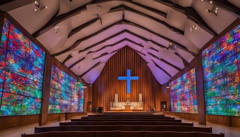 LED wall for church in Ellicott City