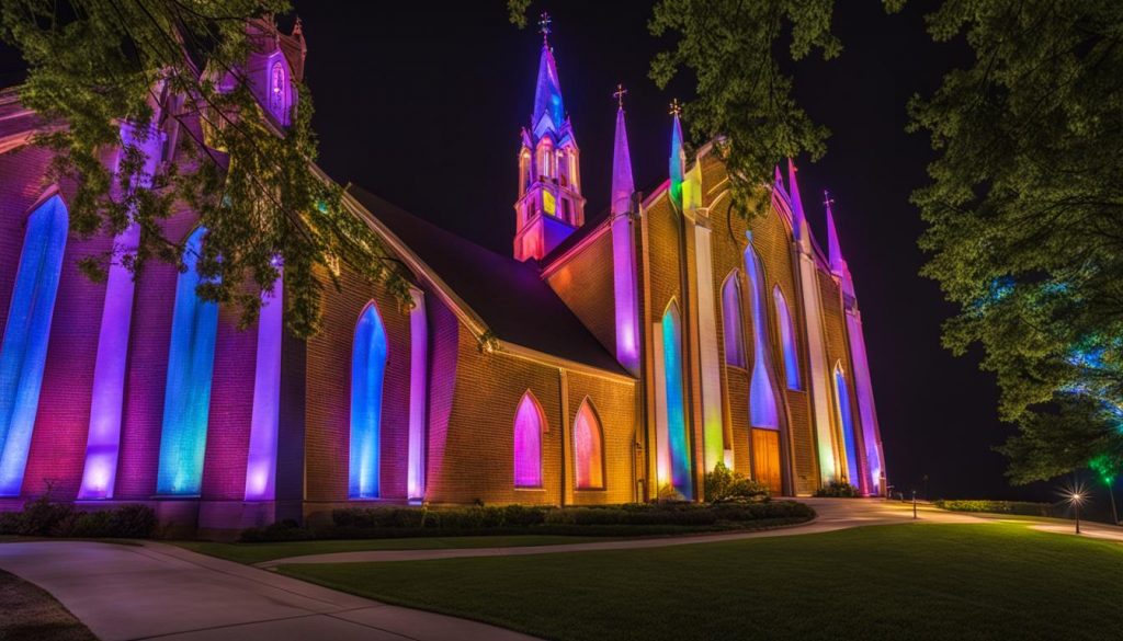 LED wall for church in Euclid