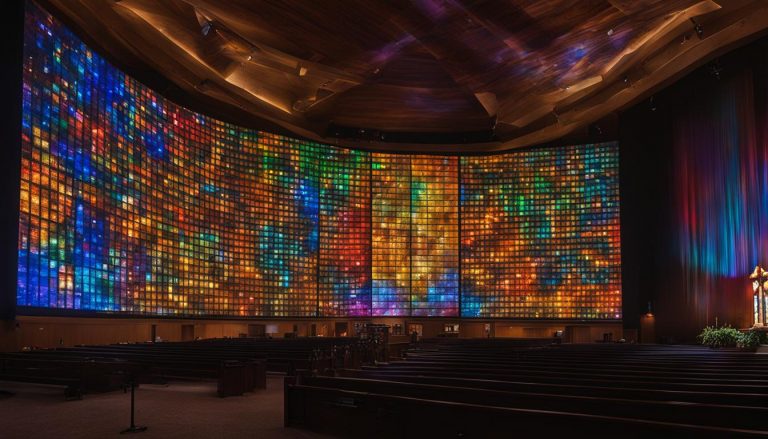 LED wall for church in Murfreesboro