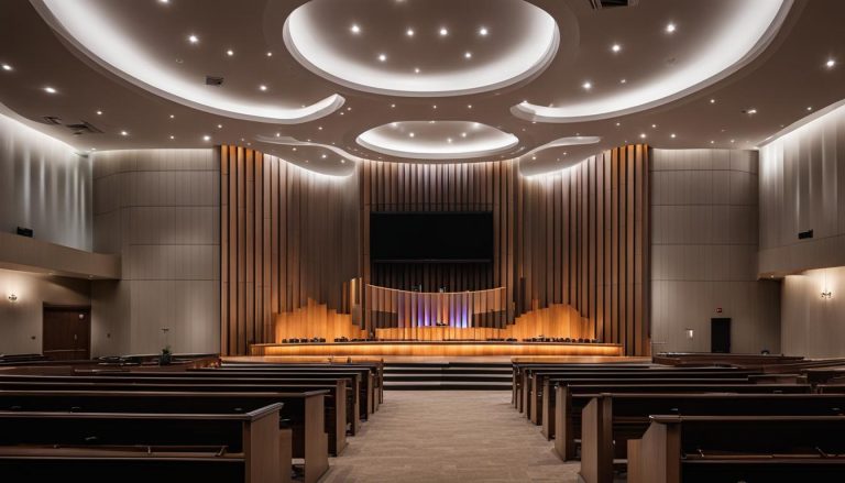 LED wall for church in New Berlin