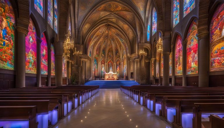 LED wall for church in Parma