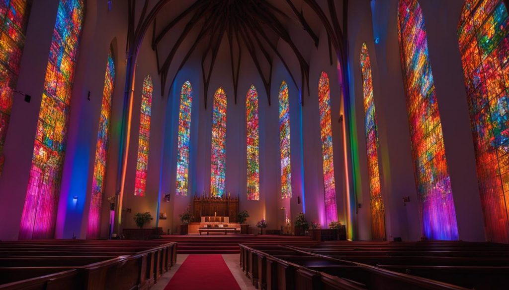 LED wall for church in Saint Paul