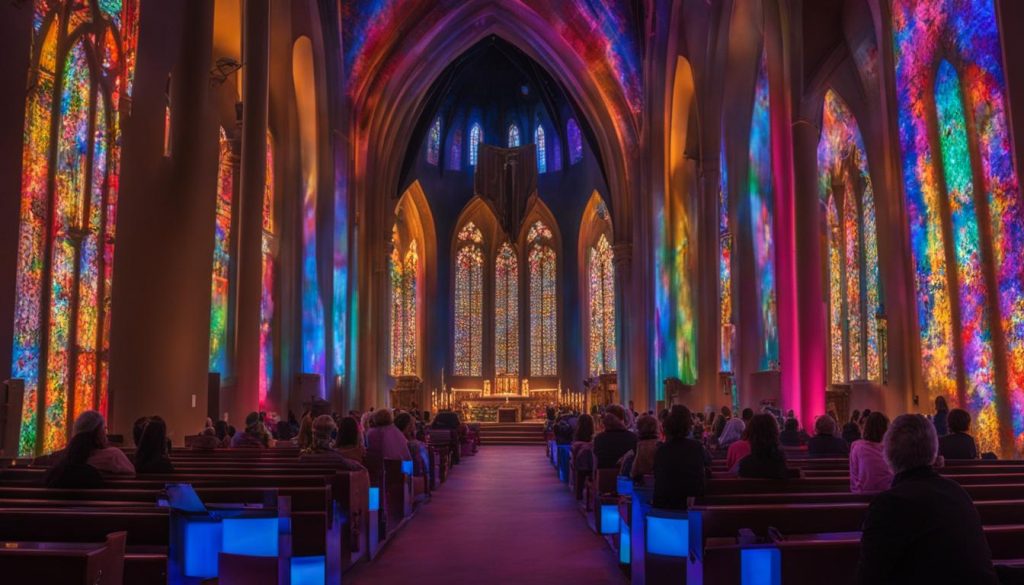 LED wall for church in Smyrna