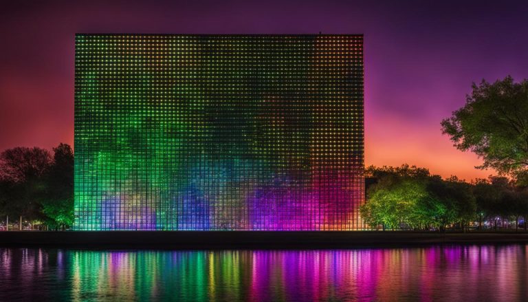 LED wall in Brooklyn Park