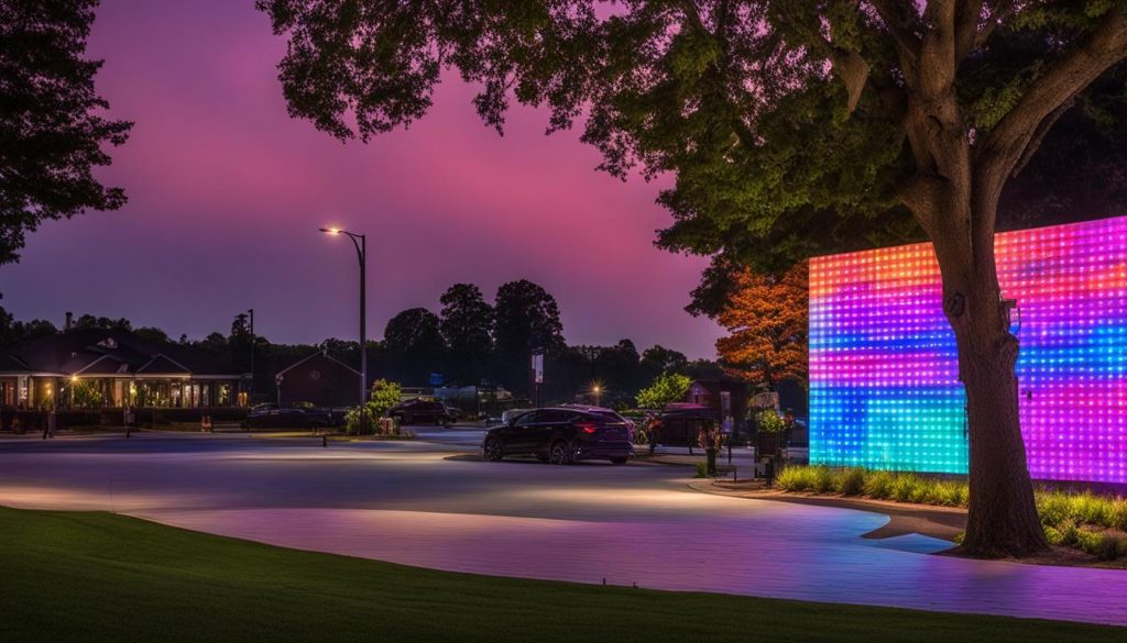 LED wall in Collierville