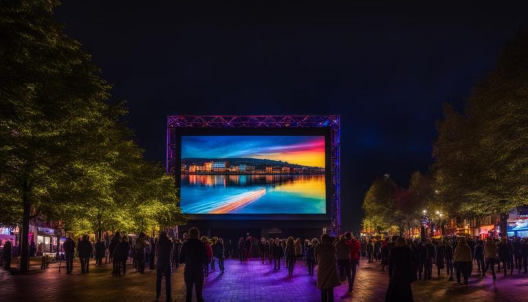 LED wall in Dundalk