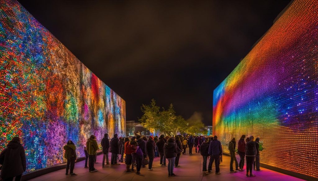 LED wall in Flint