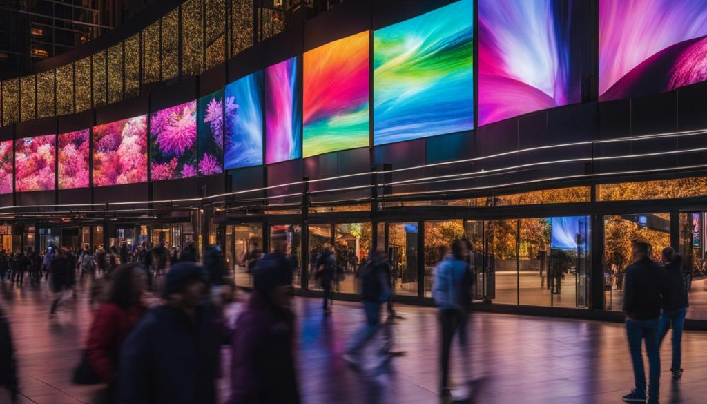 LED wall in Maple Grove