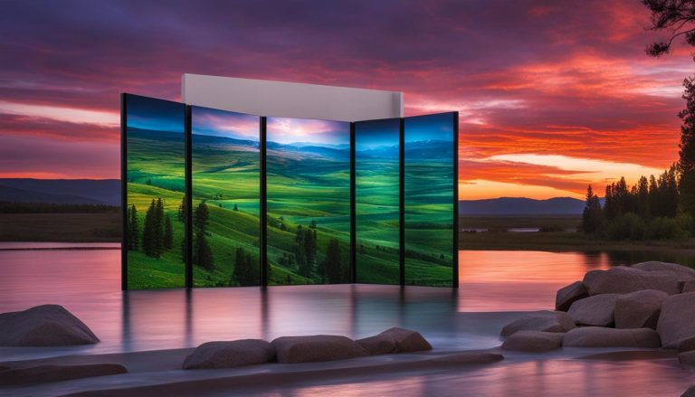 LED wall in Wyoming