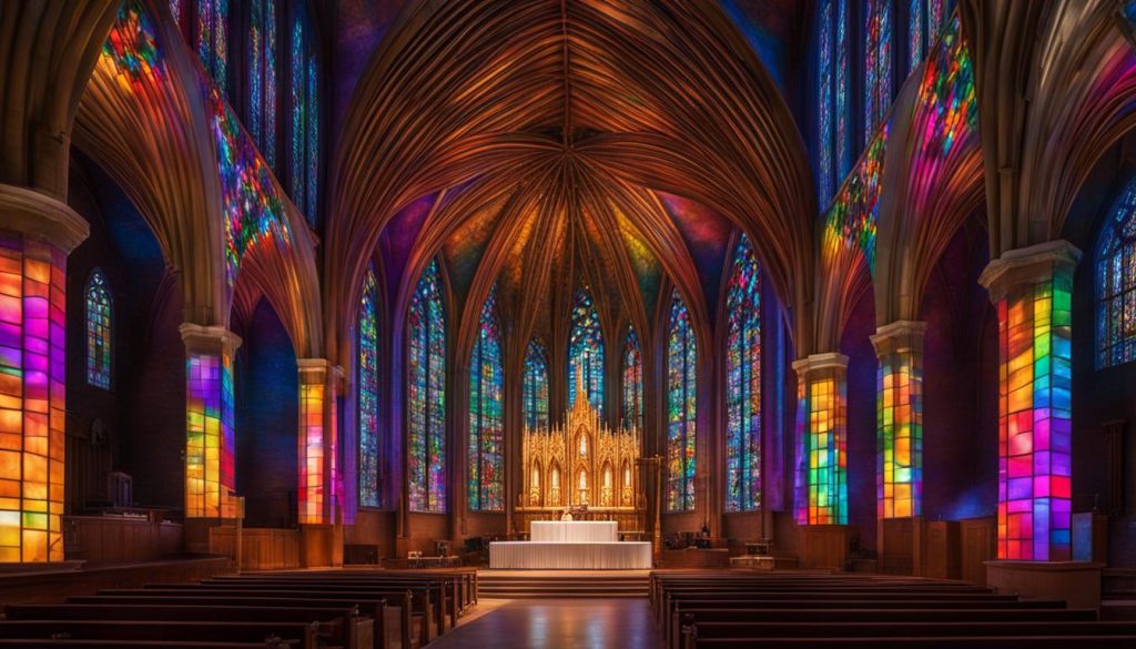 LED wall technology for churches