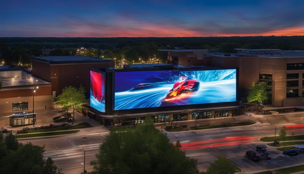 Outdoor LED Screen in Eden Prairie