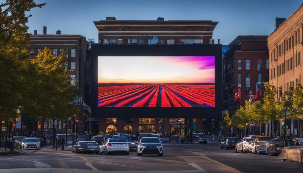 Outdoor LED Screen in Springfield