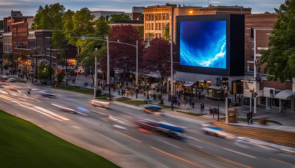 Outdoor LED screen Flint