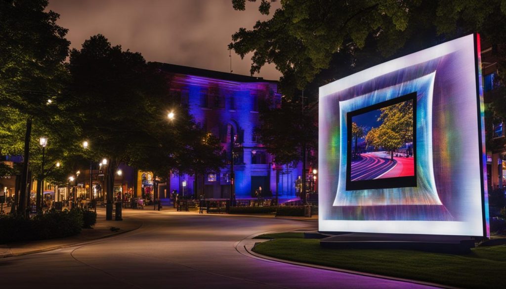 Outdoor LED screen in Annapolis