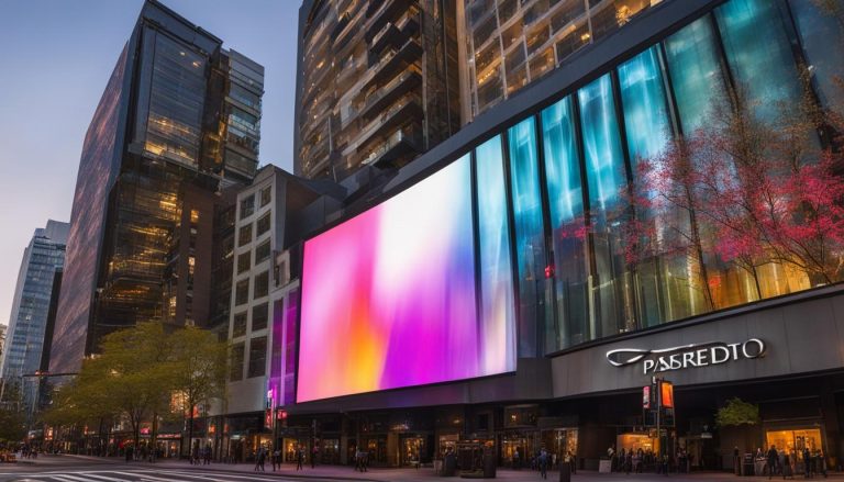 Outdoor LED screen in Bethesda