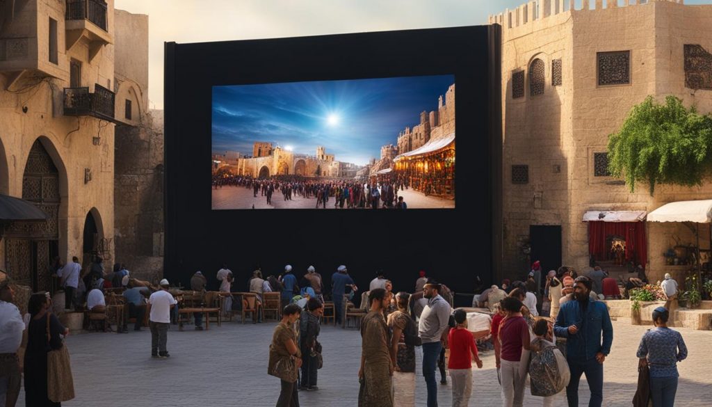 Outdoor LED screen in Bethlehem