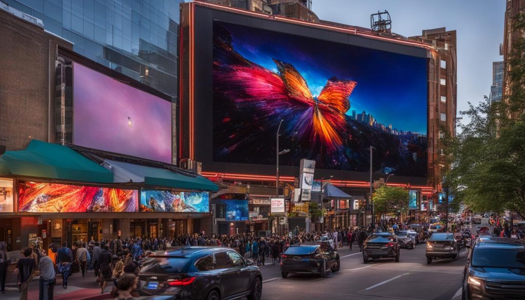 Outdoor LED screen in Bowie