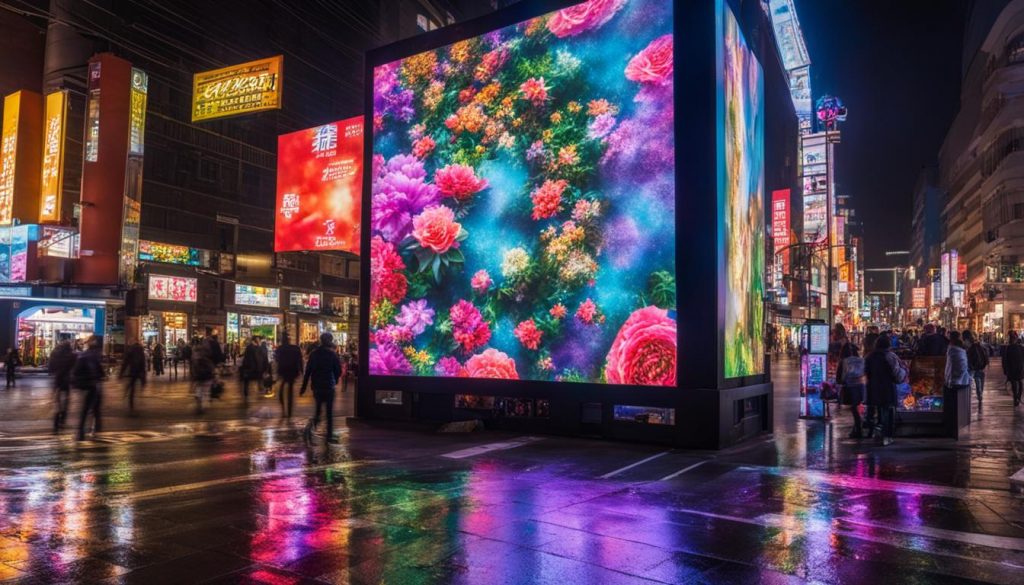 Outdoor LED screen in Canton