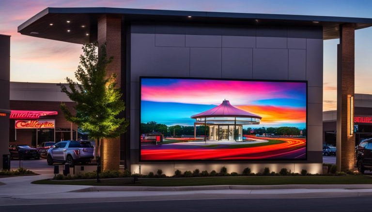 Outdoor LED screen in Collierville