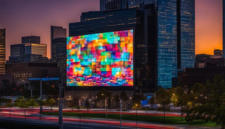 Outdoor LED screen in Columbus