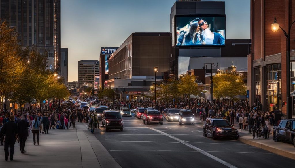 Outdoor LED screen in Coon Rapids